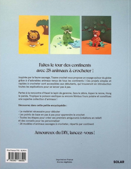 Libro la piccola enciclopedia degli animali all'uncinetto