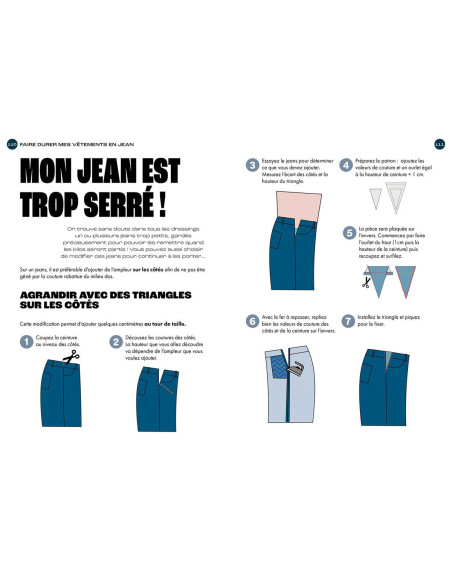 Libro cucire il jeans
