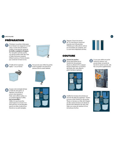 Libro cucire il jeans