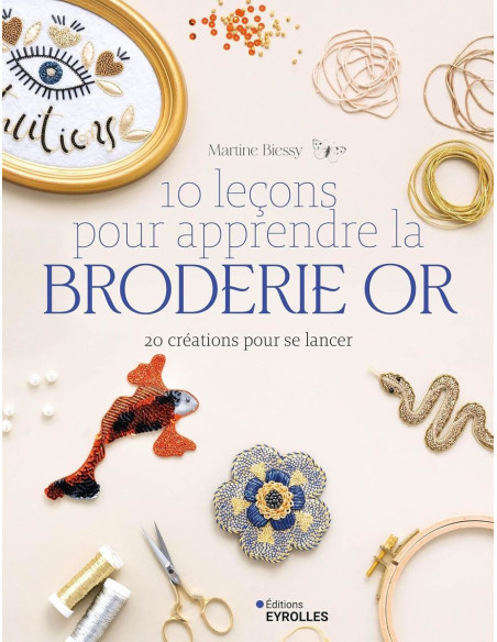 Libro 10 lezioni per imparare il ricamo d'oro