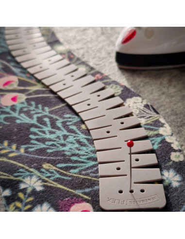 Righello per orlo flessibile in silicone