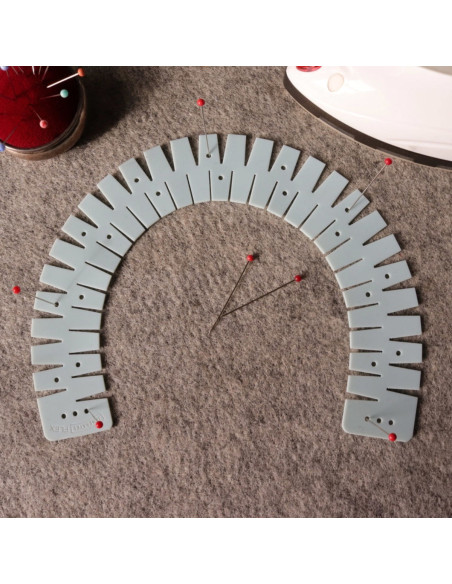 Righello per orlo flessibile in silicone