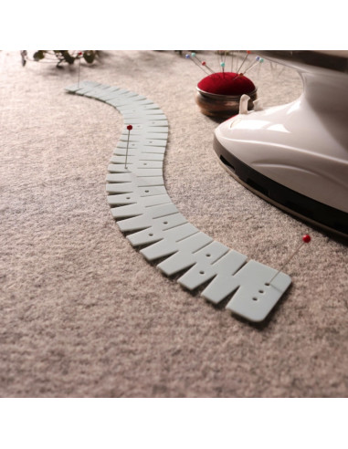 Righello per orlo flessibile in silicone