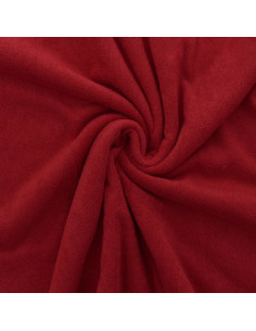 Tessuto micro spugna viscosa - Rosso