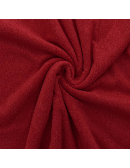 Tessuto micro spugna viscosa - Rosso