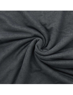 Tessuto micro spugna viscosa - Grigio scuro