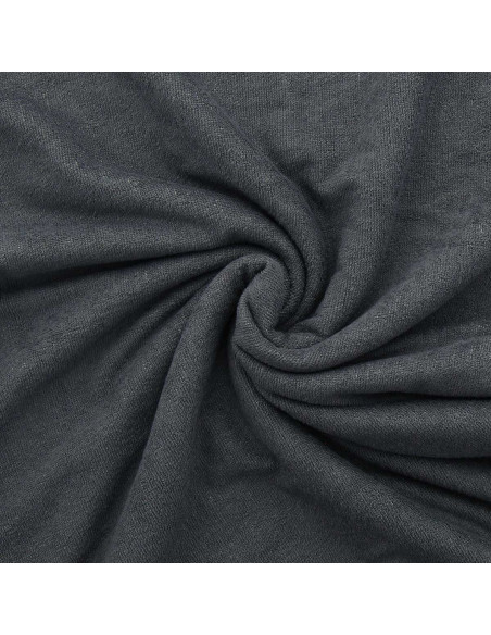 Tessuto micro spugna viscosa - Grigio scuro