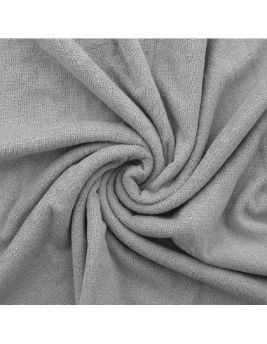 Tessuto micro spugna viscosa - Grigio