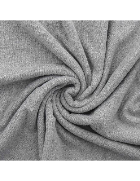 Tessuto micro spugna viscosa - Grigio
