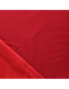 Tessuto felpato alpino - Rosso