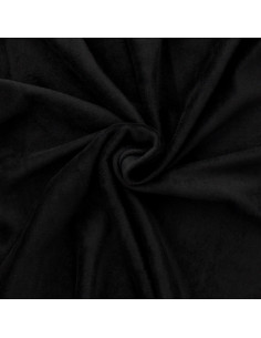 Tessuto felpato alpino - Nero 2