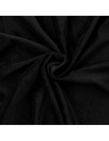 Tessuto felpato alpino - Nero