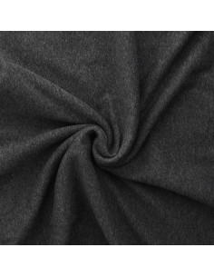 Tessuto felpa in pile alpino - Grigio medio mélange 2