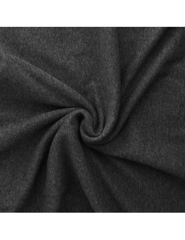Tessuto felpa in pile alpino - Grigio medio mélange