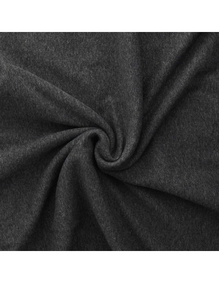 Tessuto felpa in pile alpino - Grigio medio mélange