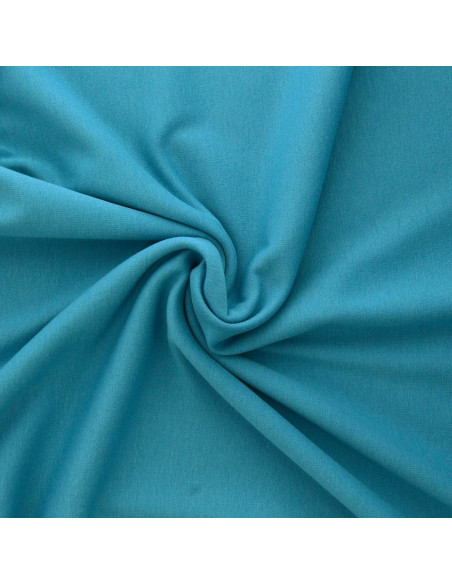 Tessuto felpato alpino - Blu turchese
