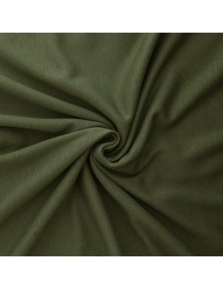 Tessuto felpa in pile alpino - Verde muschio