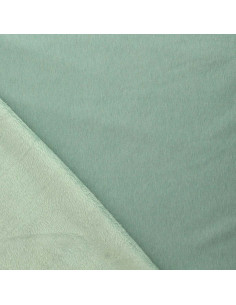 Tessuto felpato alpino - Verde grigio