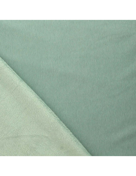 Tessuto felpato alpino - Verde grigio