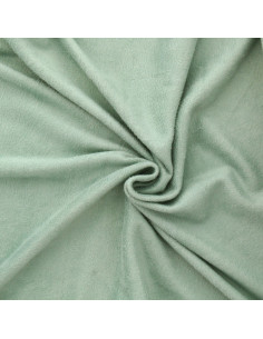 Tessuto felpato alpino - Verde grigio 2
