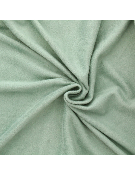Tessuto felpato alpino - Verde grigio