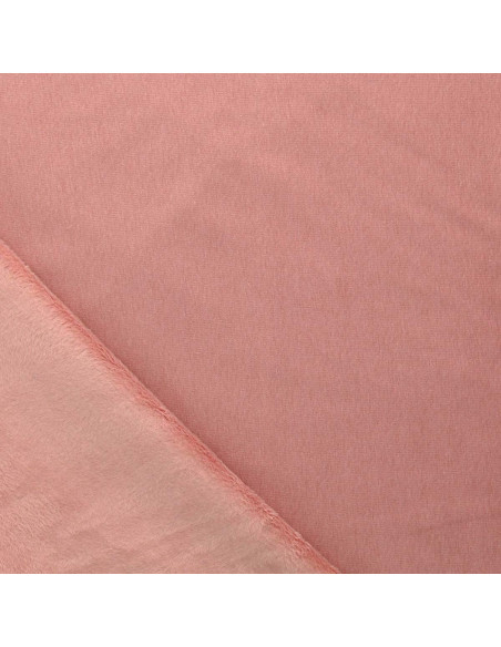 Tessuto felpato alpino - Rosa antico