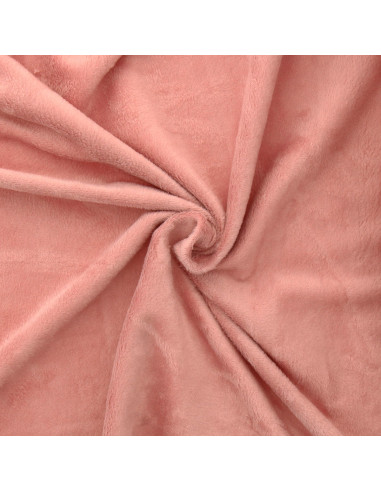 Tessuto felpato alpino - Rosa antico