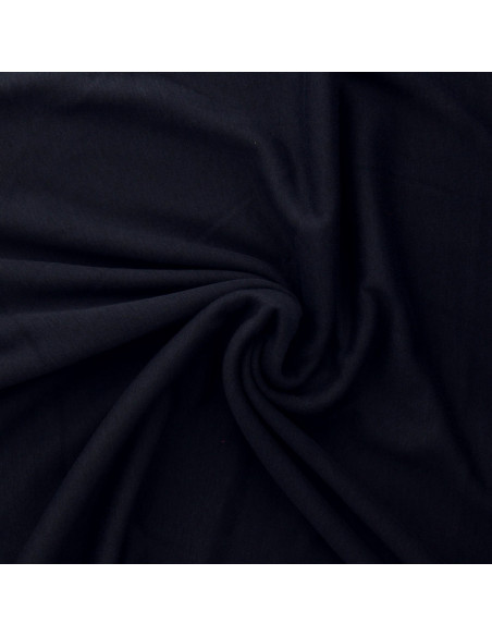 Tessuto felpa in pile alpino - Blu navy scuro