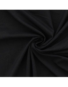 Tessuto voile di cotone - Nero