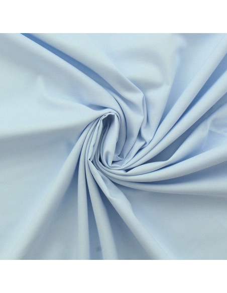 Tessuto voile di cotone - Azzurro pastello