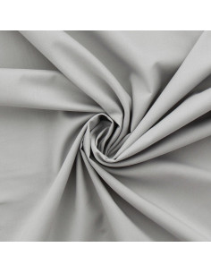 Tessuto voile di cotone - Grigio argento