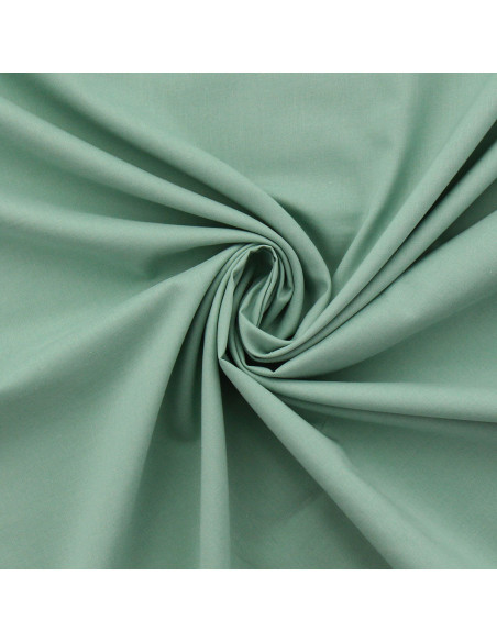 Tessuto voile di cotone - Verde grigio