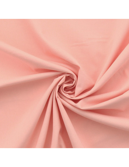 Tessuto voile di cotone - Salmone
