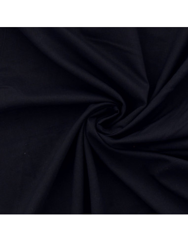 Tessuto voile di cotone - Blu marino