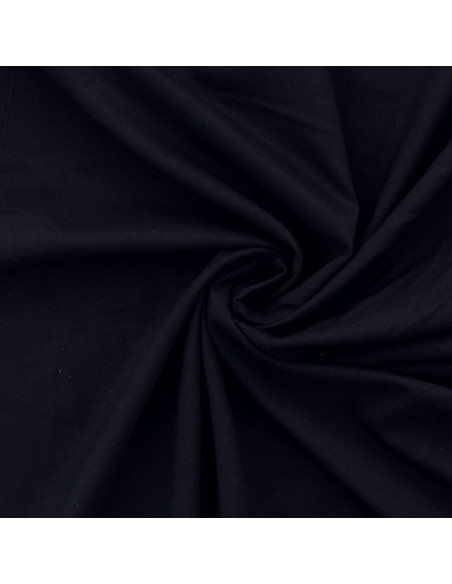 Tessuto voile di cotone - Blu marino