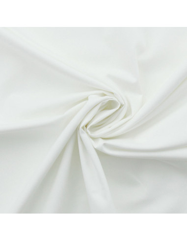 Tessuto popeline di cotone - Bianco