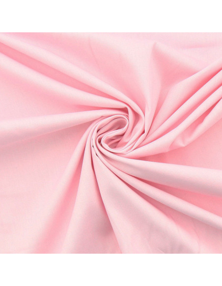 Tessuto popeline di cotone - Rosa pastello
