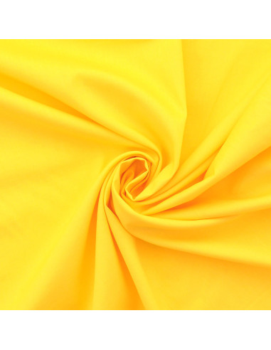 Tessuto popeline di cotone - Giallo