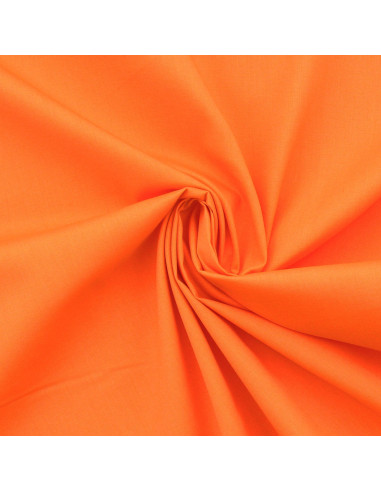 Tessuto popeline di cotone - Arancione