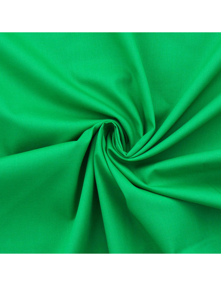 Tessuto popeline di cotone - Verde prato