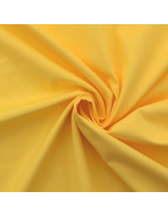 Tessuto popeline di cotone - Giallo paglierino