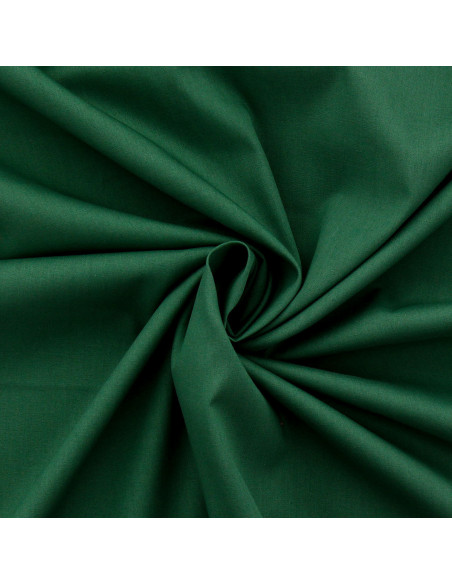 Tessuto popeline di cotone - Verde scuro