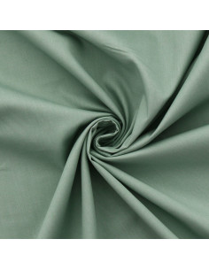 Tessuto popeline di cotone - Verde grigio