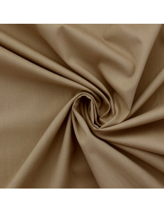 Tessuto popeline di cotone - Beige