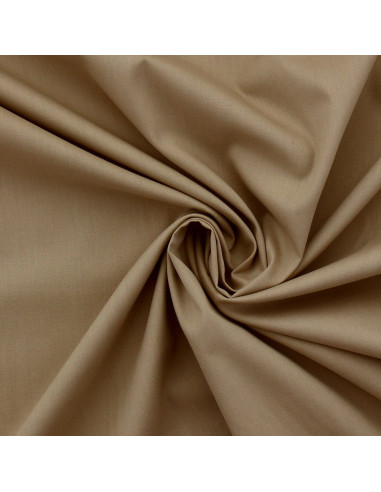 Tessuto popeline di cotone - Beige