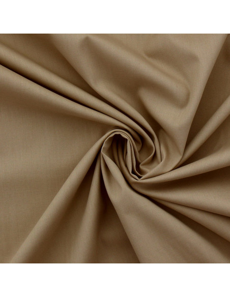 Tessuto popeline di cotone - Beige