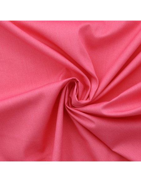Tessuto popeline di cotone - Fucsia