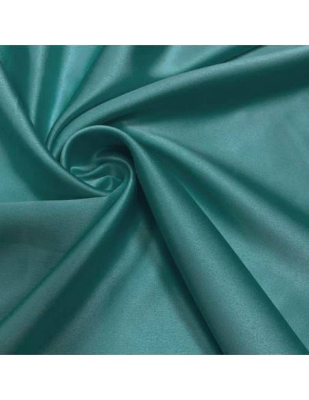Tessuto satinato elasticizzato - Smeraldo