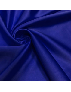 Tessuto satinato elasticizzato - Blu elettrico