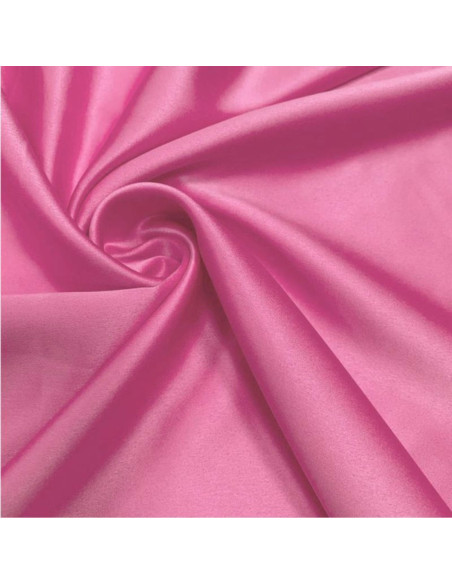 Tessuto satinato elasticizzato - Rosa
